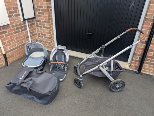 Uppababy vista 2019 grey pram - 2019,