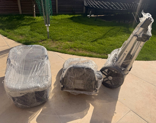 Uppababy vista grey pram with - uppababy,