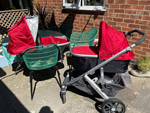 Uppababy vista travel system - travel,